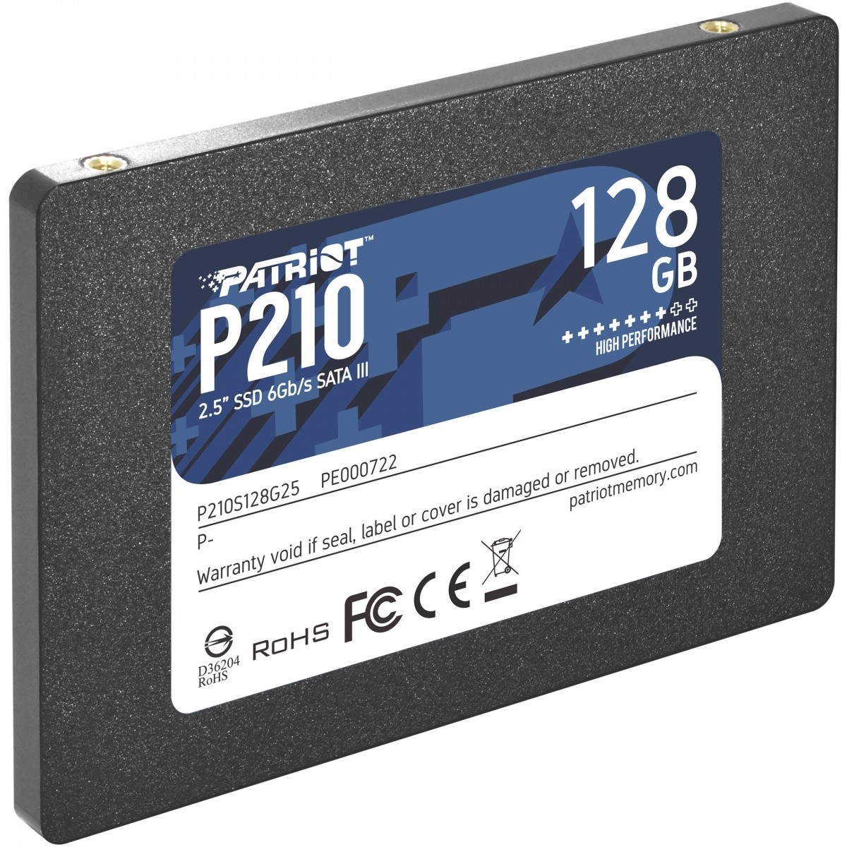 Dysk SSD Patriot 128GB P210 450/430 MB/s SATA III 2.5